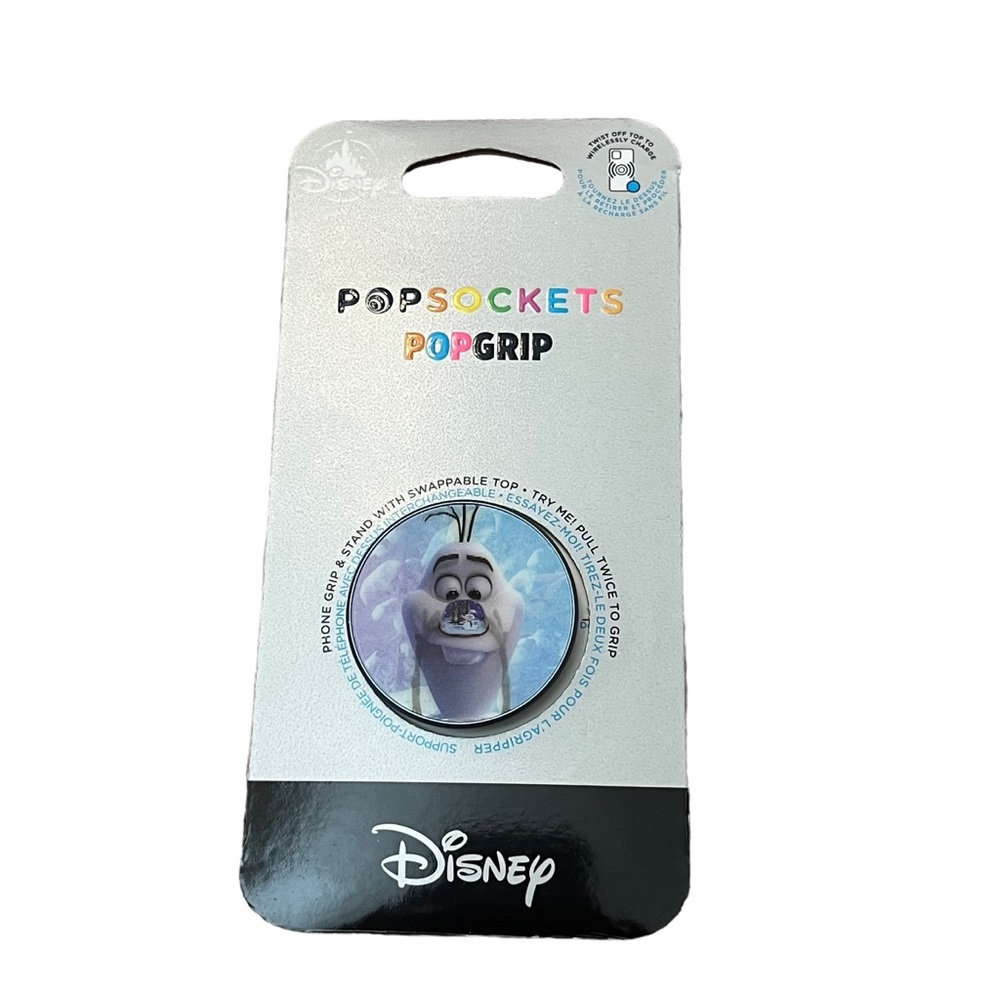 Disney Parks Holographic Olaf Pop Socket